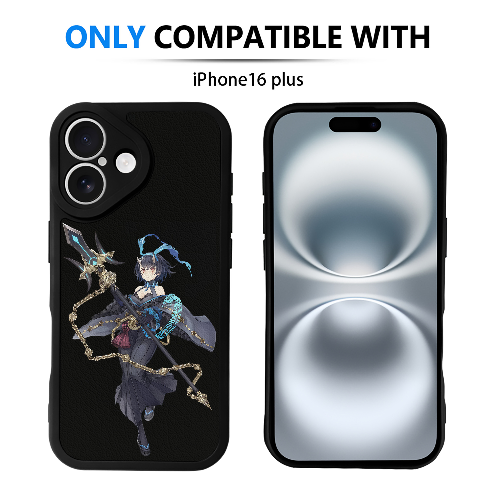 （画像用） 転スラ Regarding Reincarnated to Slime 【iPhone 16シリーズ対応】シリコンスマホケース（レザー調） 材質：シリコン